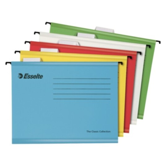 Hengemappe Esselte Classic std. A4 assorted (10)