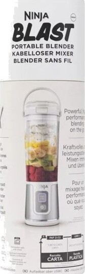 Ninja Bærbar Blender med Isknusing 0,532L 14,4W Hvit Ninja Bærbar Blender med Isknusing 0,532L 14,4W Hvit