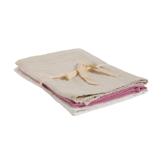 Pippi Mauve Orchid Muslin Cloth 3 Pack