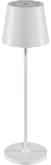 Century LUME Plus Oppladbar LED Dimmbar Dekorativ Bordlampe 2,2W 2700K Hvit