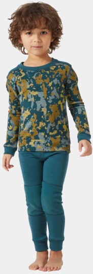 Helly Hansen Graphic Lifa® Merino Ull Undertøysett Barn Grønn 104/4 Rosa104/4 Helly Hansen Graphic Lifa® Merino Ull Undertøysett Barn Grønn 104/4 Rosa104/4