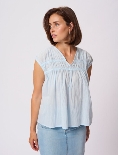 Kaffe Kathua Blouse - Blue - 36 Kaffe Kathua Blouse - Blue - 36