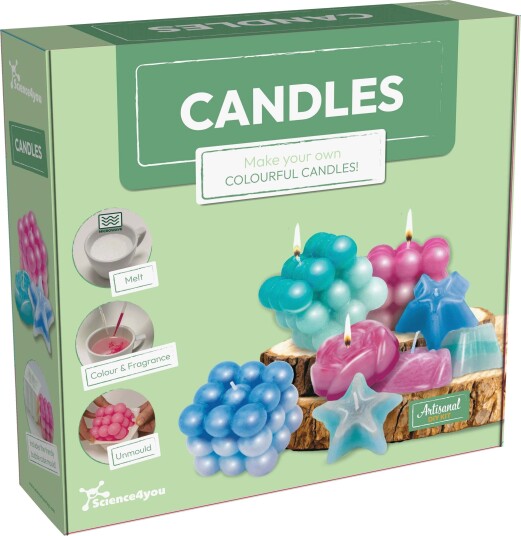 Science4You Artesanal Candles Multi Coloured One Size