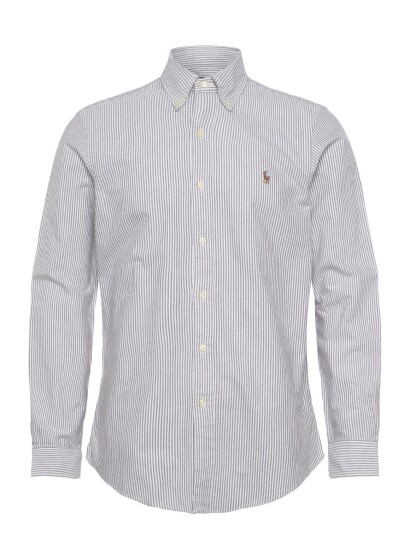 Polo Ralph Lauren Classic Oxford Cubdppcs Uni Stripe   Brown   XL