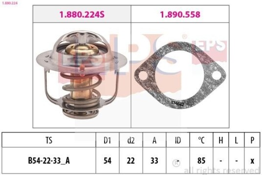 Termostat EPS 1.880.224 Termostat EPS 1.880.224