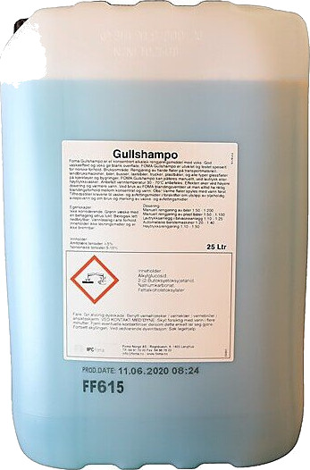 Foma Gullshampo 25 liter, med voks
