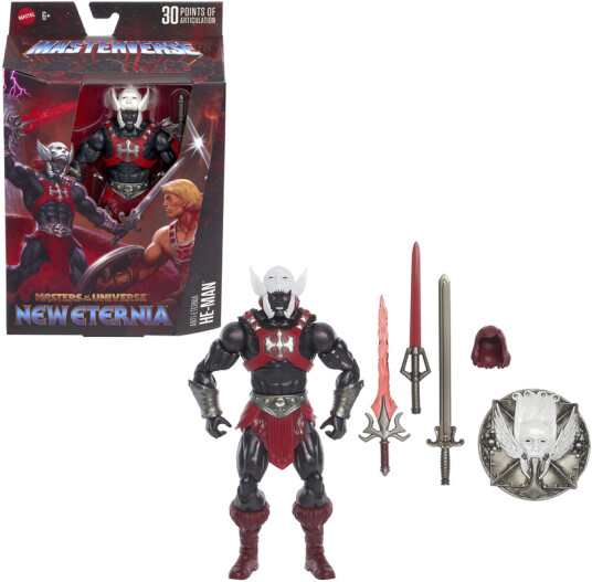 Masters of the Universe Masterverse: New Eternia AntiEternia HeMan Action Figure HeMan MOTU