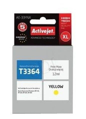 ActiveJet Supreme AE-33YNX - yellow - ink cartridge (alternative for: Epson T3364) - Blekkpatron Yellow ActiveJet Supreme AE-33YNX - yellow - ink cartridge (alternative for: Epson T3364) - Blekkpatron Yellow