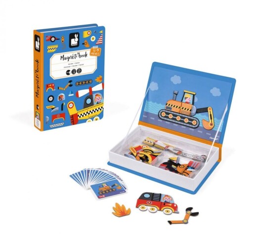 Janod Magneti'Book Racers 50 magnets LKJ2715 Janod Magneti'Book Racers 50 magnets LKJ2715