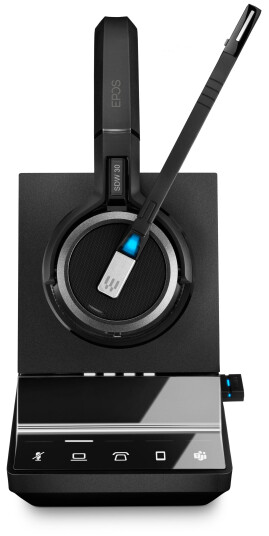 Epos Impact Sdw 5036T Eu/Uk/Aus Wireless Dect Headset Monaural With Base Station For Phone Mobile And Pc Incl Dongle Teams Certified Epos Impact Sdw 5036T Eu/Uk/Aus Wireless Dect Headset Monaural With Base Station For Phone Mobile And Pc Incl Dongle Teams Certified