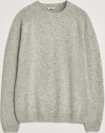 Morgano Brushed Wool Crewneck Grey