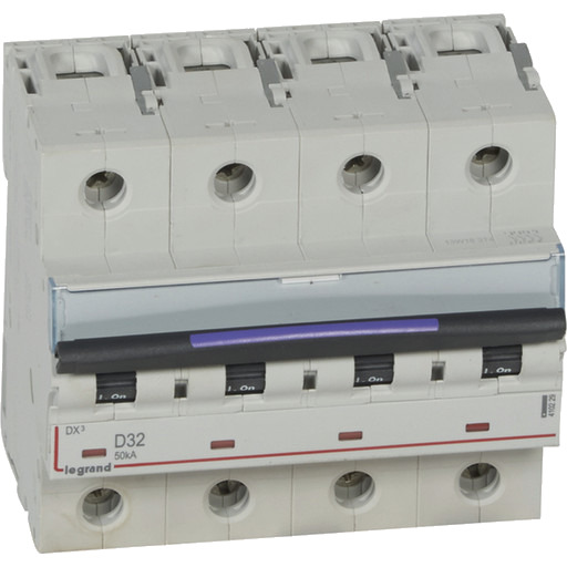 Legrand DX3 MCB automatsikring D32 4P 6M 50kA