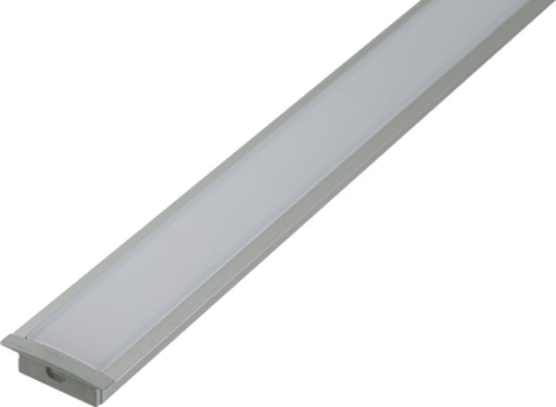 Ansell Lighting LED skinne innebygd 9,7x30,6 mm 2 meter aluminium