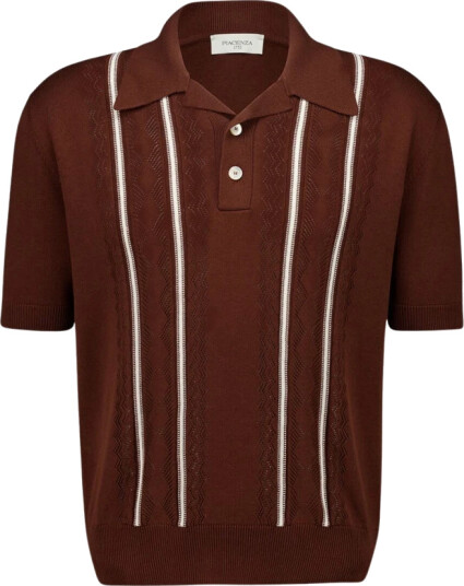 Piacenza 1733 Herre Strikkevarer Brun XL,