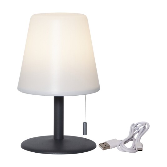Star Trading Bordlampe Gardenlight Kreta USB Hvit 1598413-01-0 1598409-01-0