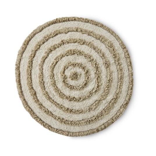 HK Living baderomsmatte Ø120 cm Cream
