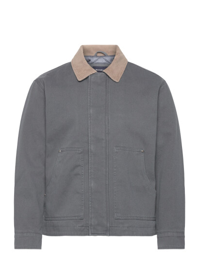 Abercrombie & Fitch Kanga Zip Workwear Jacket - Grey - S Abercrombie & Fitch Kanga Zip Workwear Jacket - Grey - S
