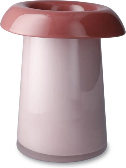 Holmegaard   Soma vase 22,5 cm rose/terracotta