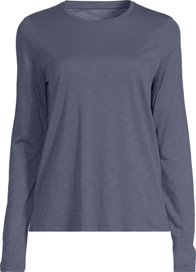 Casall Women's Soft Texture Long Sleeve Core Blue L