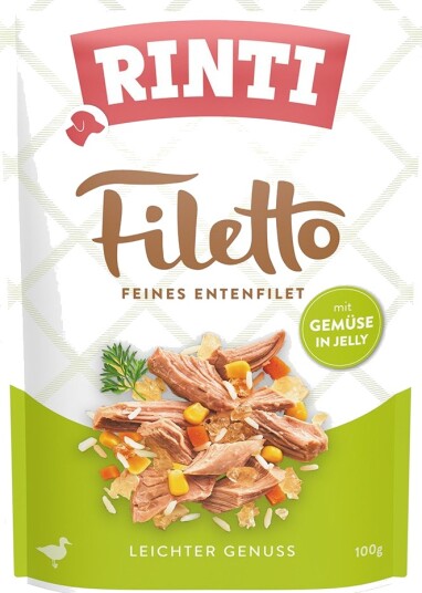 Rinti Våtfôr Filetto Pose I Gelé And Med Grønnsaker 24 X 100 G Rinti Våtfôr Filetto Pose I Gelé And Med Grønnsaker 24 X 100 G
