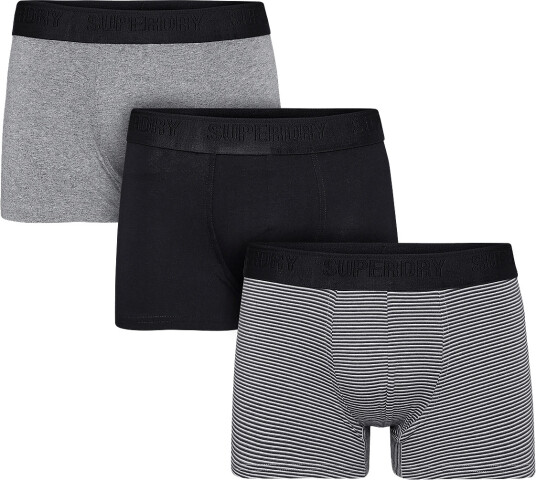 Superdry Trunk Triple Pack Black XL