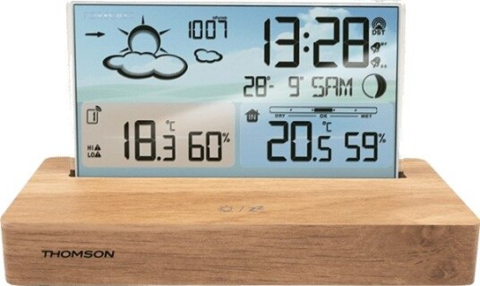 Thomson Ct600 Ws Design Værstasjon Termometer-/Hygrometer, Klokkeslett, Kalender 1 (Th389203) Thomson Ct600 Ws Design Værstasjon Termometer-/Hygrometer, Klokkeslett, Kalender 1 (Th389203)