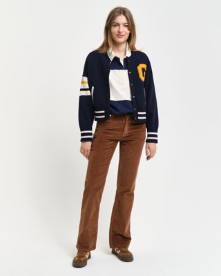 Kordfløyel jeans med vide ben CACOA 27