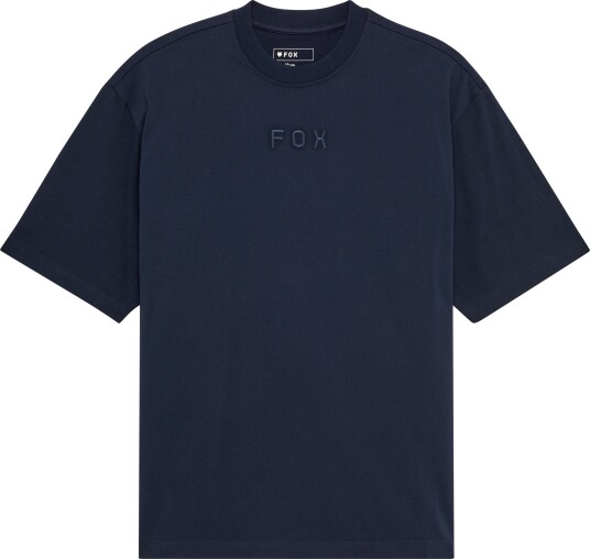 Fox Men's Wordmark Oversized Short Tee Midnight S Fox Men's Wordmark Oversized Short Tee Midnight S