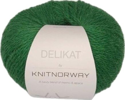 Knit Norway Delikat Garn Green 508 50 g