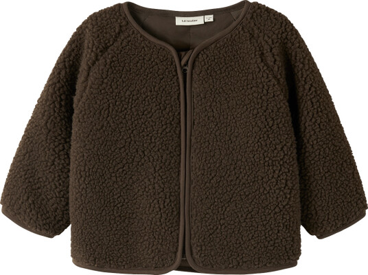 Lil"Atelier Nbnnalo Bia Loose Sherpa Jacket Lil Brown 56