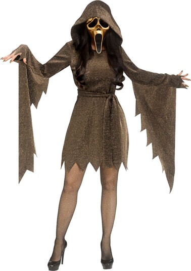 Wicked Costumes Scream Ghost Face Shimmer Kjole Kostyme Small FW-127414.(S) Wicked Costumes Scream Ghost Face Shimmer Kjole Kostyme Small FW-127414.(S)