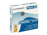 Rapid Strong - Stifter - 24/8 - 8 mm - stål - kobberbelagt - pakke av 2000 - for Classic HD12, K1, K2  Supreme S50