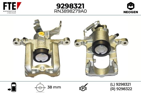 FTE 9298321 Bremsecaliper FTE 9298321 Bremsecaliper
