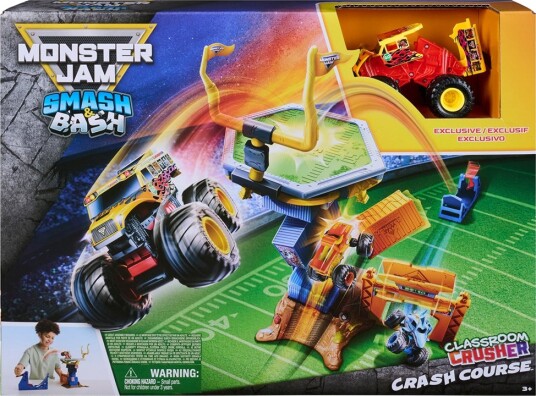 Maki Smash & Bash Crash Course Lekesett med Monster Jam Biler
