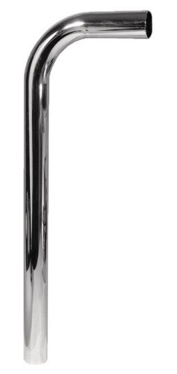 Purus drain pipe angled 32 x 220 x 680 mm without rosette ch