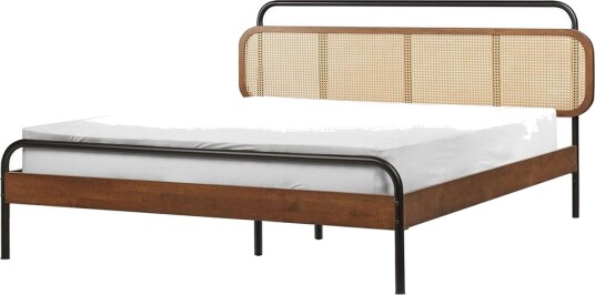 Dubbelsäng Beliani Boussicourt med lamellram 140x200 cm 160x200 -