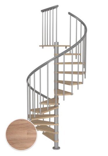 Dolle Montreal Spiral Eik H-oljet Pearl Grey Classic3 14T Ø160