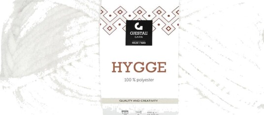 Gjestal Garn Hygge Hvit 2101, 100g Gjestal Garn Hygge Hvit 2101, 100g