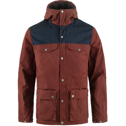 Fjellreven Men"s Greenland Winter Jacket Maroon Dark Navy M