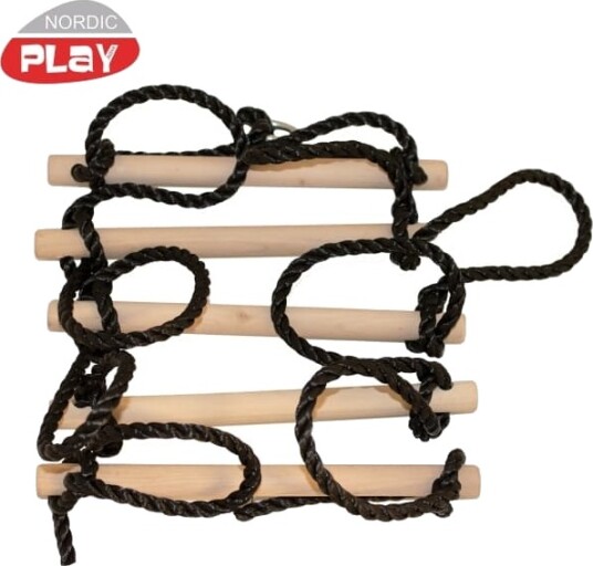 NORDIC PLAY Rebstige 5 Trin med sort reb 805 461 NORDIC PLAY Rebstige 5 Trin med sort reb 805 461