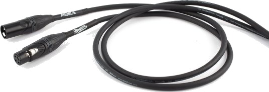 Proel Mikrofonkabel 5 M Svart
