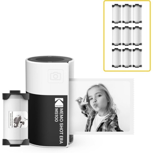 Kodak Instant Camera Memo Shot MS100 Bundle Hvit Kodak Instant Camera Memo Shot MS100 Bundle Hvit