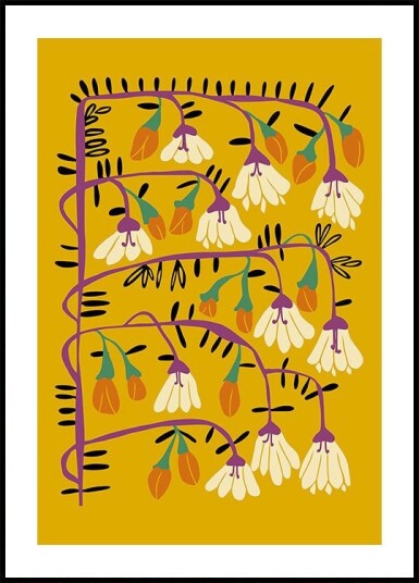 Matisse expression serenity yellow Poster Plakat / 40x50cm