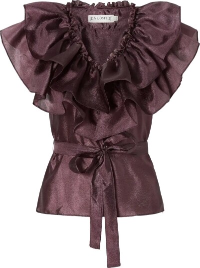 Ida Sjöstedt Eyra Top DEEP PLUM 38