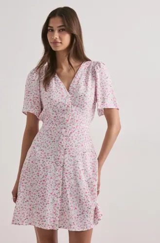 Vero Moda Rosa Vmalba Ss Short Dress Wvn Ga Noos