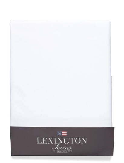 Lexington Home Fitted Cotton Percale Sheet - White - 180X200