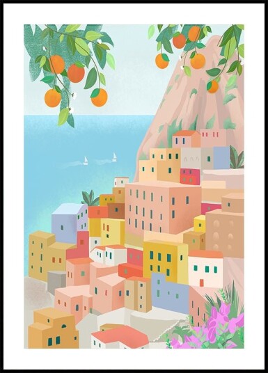 Amalfi Plakat Plakat / 21x30cm