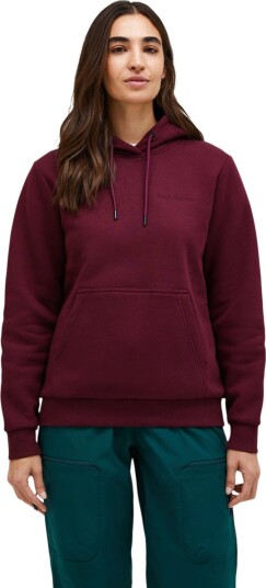 Peak Performance Original Small Logo Hood Burgunder S