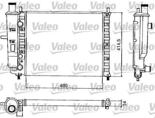 Radiator VALEO 731582