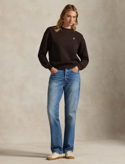 Polo Ralph Lauren Fleece Crewneck - Brown - M